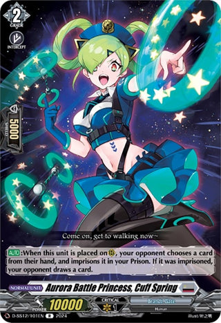 Aurora Battle Princess Cuff Spring (12101) [D-SS12] - Cardfight Vanguard Single