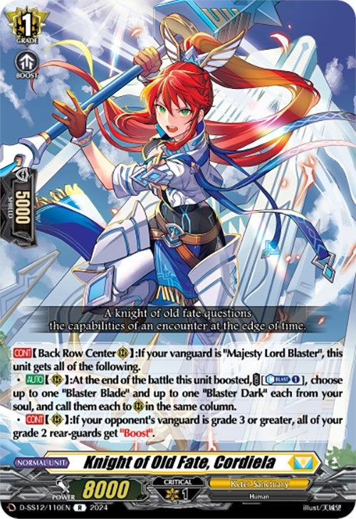 Knight of Old Fate Cordiela (12110) [D-SS12] - Cardfight Vanguard Single