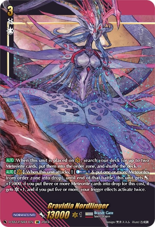 Gravidia Nordlinger (SIR) (1211) [D-SS12] - Cardfight Vanguard Single