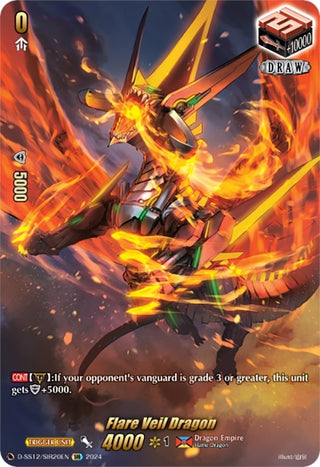 Flare Veil Dragon (SIR) (1220) [D-SS12] - Cardfight Vanguard Single