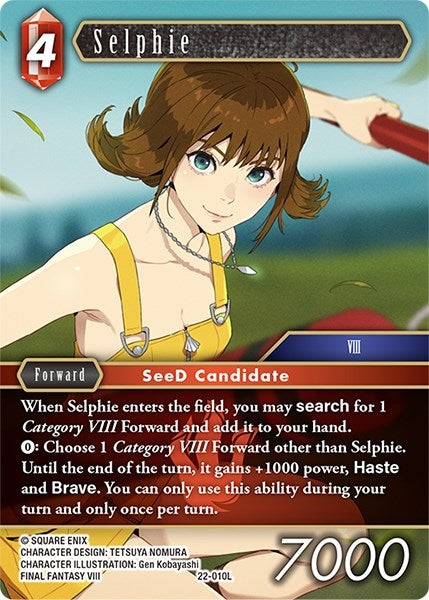 Selphie (22) [22] - Final Fantasy TCG Single