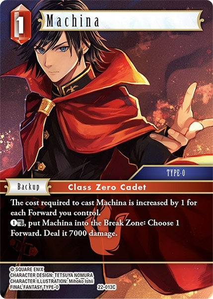 Machina (22) [22] - Final Fantasy TCG Single