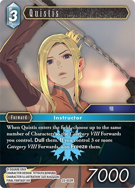 Quistis (22) [22] - Final Fantasy TCG Single