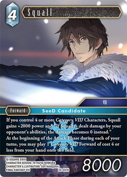 Squall (22) [22] - Final Fantasy TCG Single