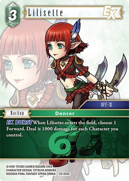 Lilisette EX (22) [22] - Final Fantasy TCG Single