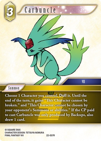 Carbuncle (22) [22] - Final Fantasy TCG Single
