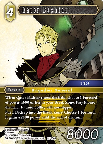 Qator Bashtar (22) [22] - Final Fantasy TCG Single