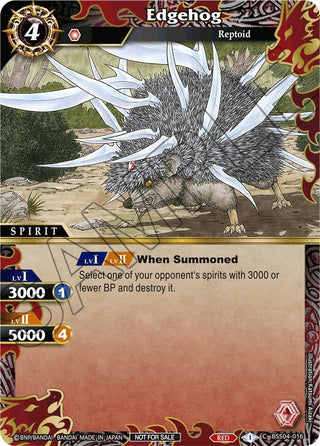 Edgehog (Event Pack 2024 Vol. 1) (4016) [LEP] - Battle Spirits Saga Single