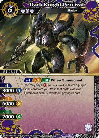 Dark Knight Percival (Grand Tour Finalist Card Set 2024 Vol. 1) (4019) [LEP] - Battle Spirits Saga Single