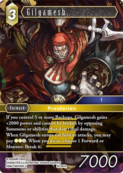 Gilgamesh (22) [22] - Final Fantasy TCG Single