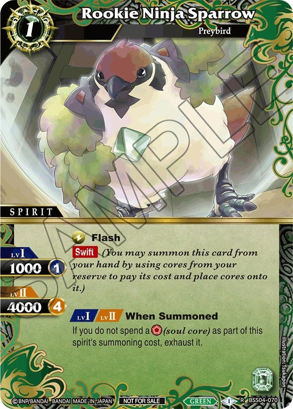 Rookie Ninja Sparrow (Event Pack 2024 Vol. 1) (4070) [LEP] - Battle Spirits Saga Single