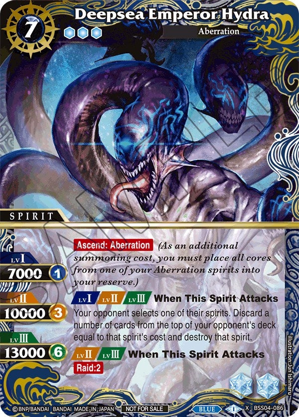 Deepsea Emperor Hydra (Grand Tour Finalist Card Set 2024 Vol. 1) (4086) [LEP] - Battle Spirits Saga Single