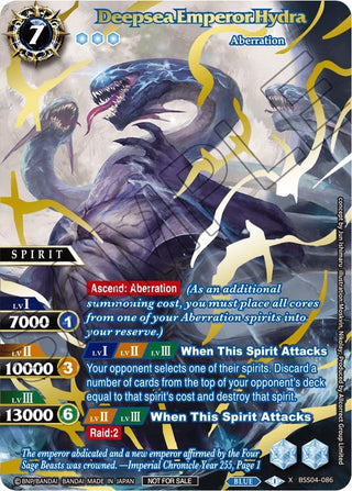 Deepsea Emperor Hydra (Grand Tour 2024 Vol. 1) (Top 2) (4086) [LEP] - Battle Spirits Saga Single