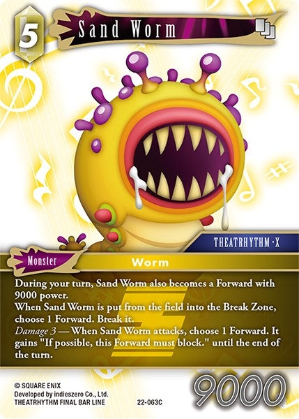 Sand Worm (22) [22] - Final Fantasy TCG Single