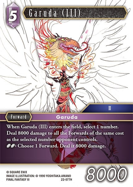 Garuda (III) (22) [22] - Final Fantasy TCG Single