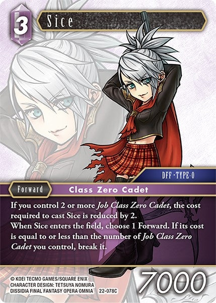 Sice (22) [22] - Final Fantasy TCG Single