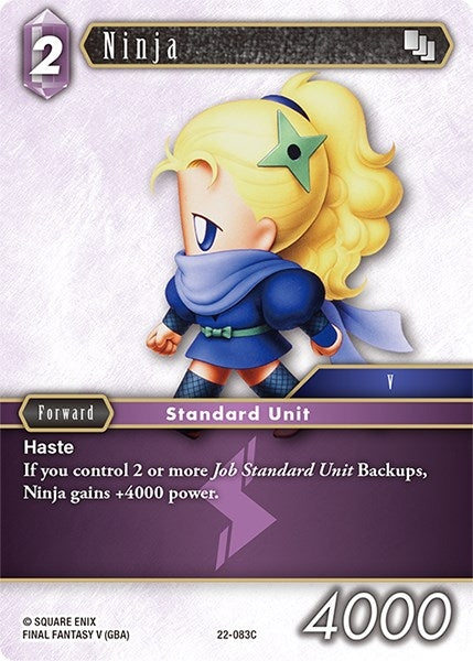 Ninja (22) [22] - Final Fantasy TCG Single