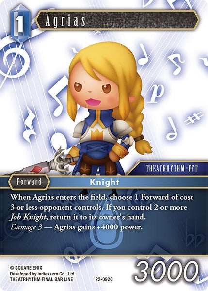 Agrias (22) [22] - Final Fantasy TCG Single