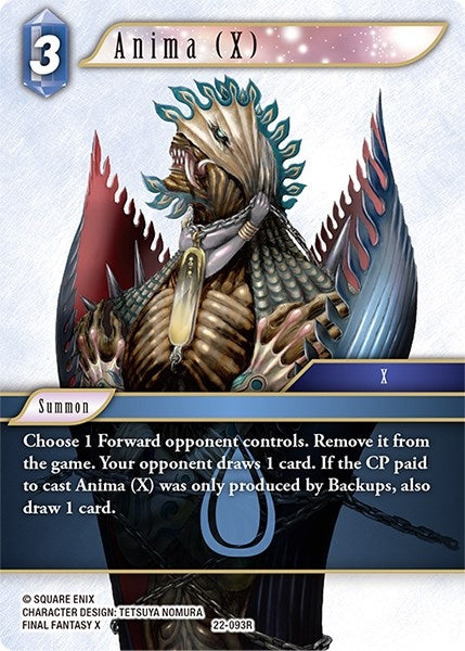 Anima (X) (22) [22] - Final Fantasy TCG Single