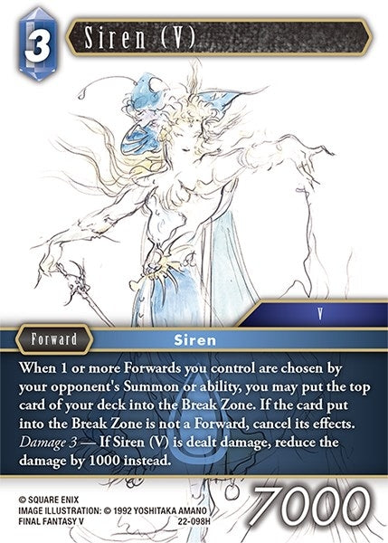 Siren (V) (22) [22] - Final Fantasy TCG Single
