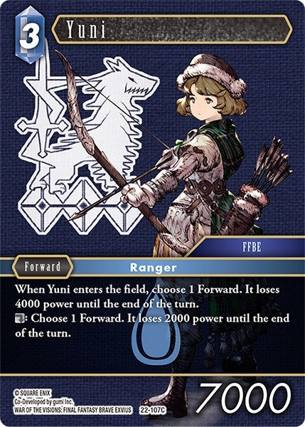 Yuni (22) [22] - Final Fantasy TCG Single