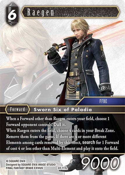 Raegen (22) [22] - Final Fantasy TCG Single