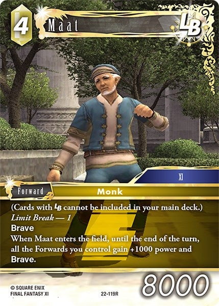 Maat LB (22) [22] - Final Fantasy TCG Single