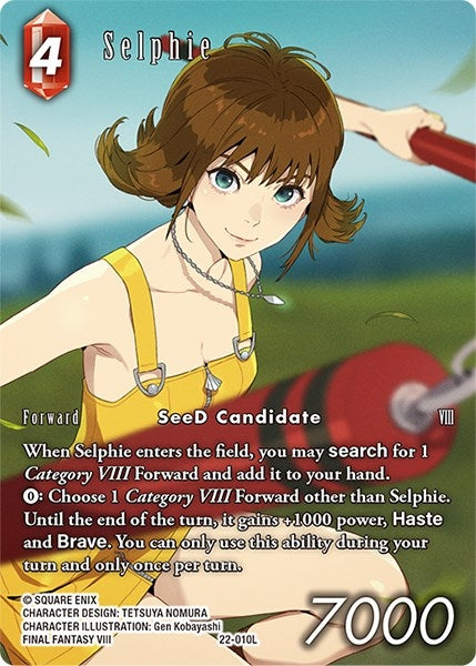 Selphie (Full Art) (22) [22] - Final Fantasy TCG Single
