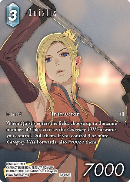 Quistis (Full Art) (22) [22] - Final Fantasy TCG Single