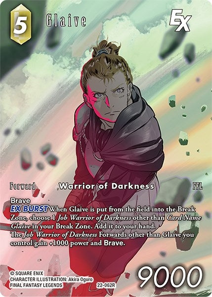 Glaive EX (Full Art) (22) [22] - Final Fantasy TCG Single