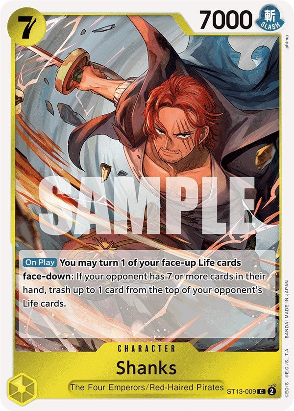 Shanks (13009) (ST-13) - One Piece Card Game Single