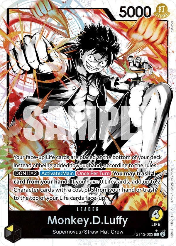 Monkey.D.Luffy (003) (Parallel) (13003) (ST-13) - One Piece Card Game Single