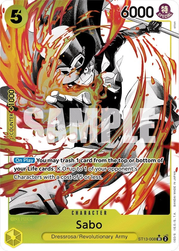 Sabo (008) (Parallel) (13008) (ST-13) - One Piece Card Game Single