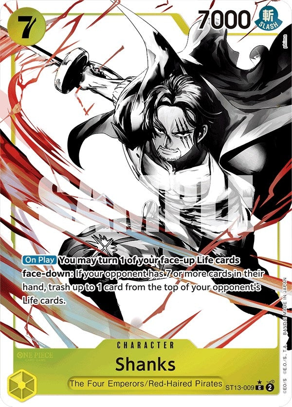 Shanks (Parallel) (13009) (ST-13) - One Piece Card Game Single