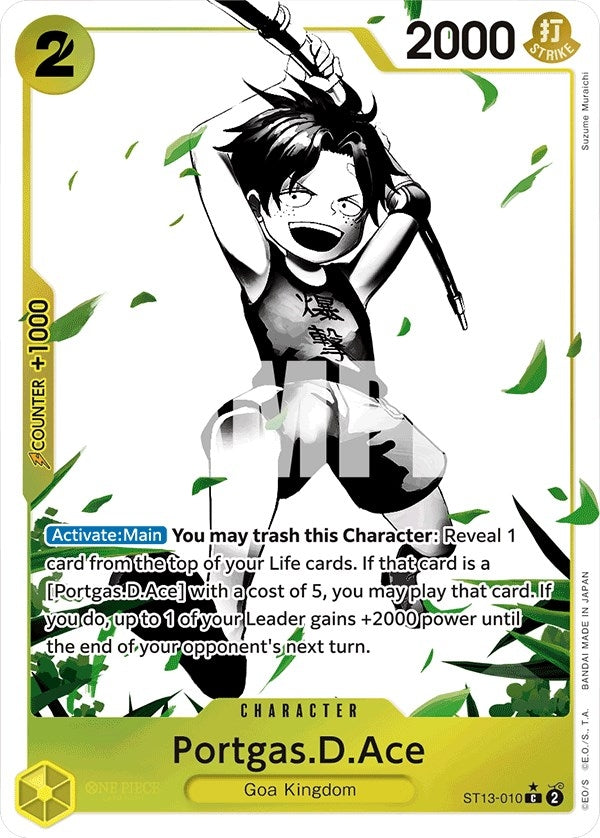 Portgas.D.Ace (010) (Parallel) (13010) (ST-13) - One Piece Card Game Single