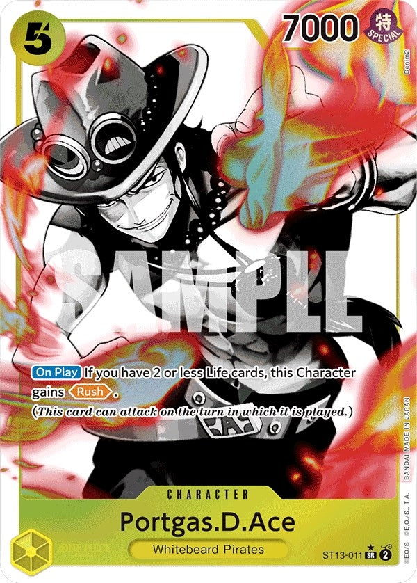 Portgas.D.Ace (011) (Parallel) (13011) (ST-13) - One Piece Card Game Single
