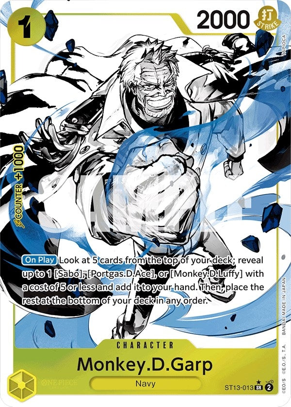 Monkey.D.Garp (Parallel) (13013) (ST-13) - One Piece Card Game Single