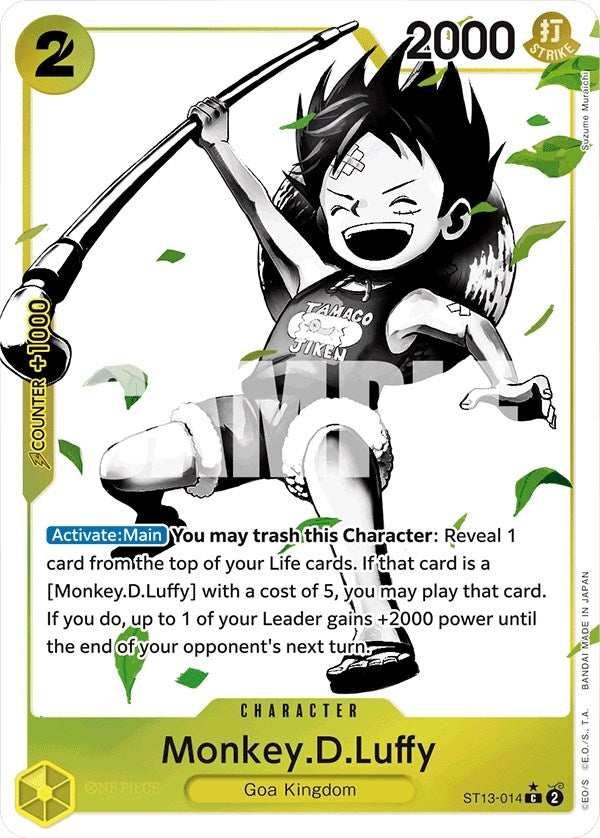 Monkey.D.Luffy (014) (Parallel) (13014) (ST-13) - One Piece Card Game Single