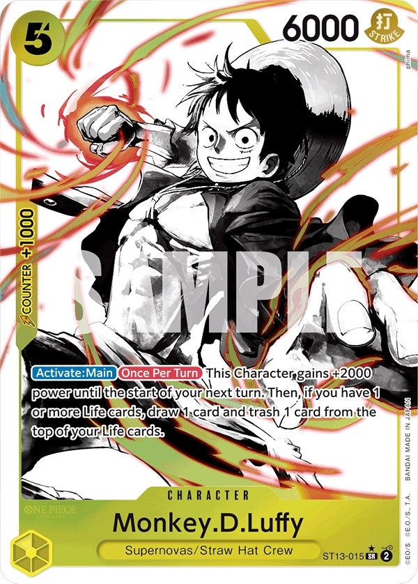 Monkey.D.Luffy (015) (Parallel) (13015) (ST-13) - One Piece Card Game Single