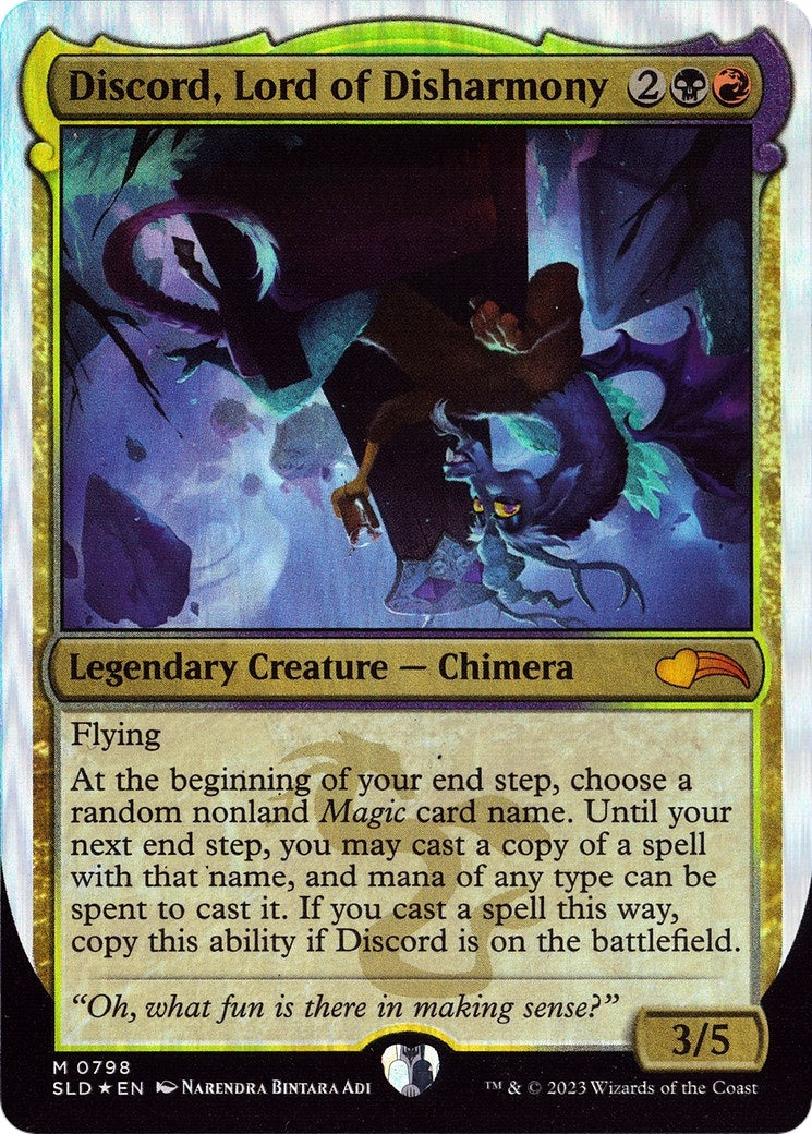 Discord Lord of Disharmony (798) [SLD] - MTG Single
