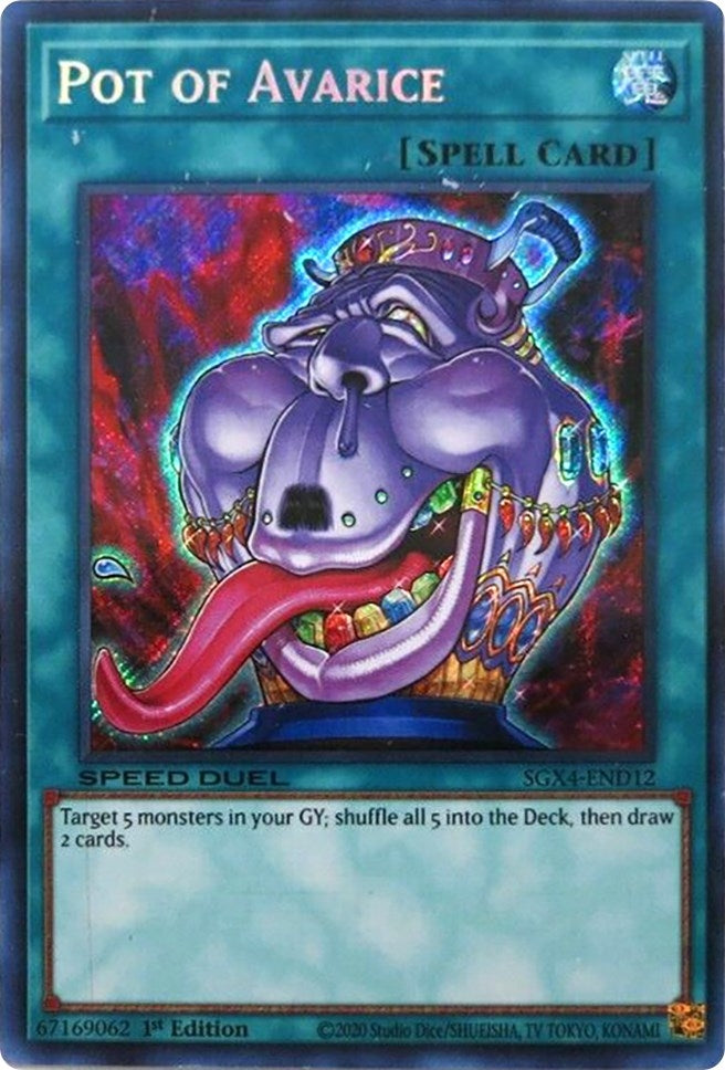Pot of Avarice (Secret Rare) (412) (SGX4) - YuGiOh Single