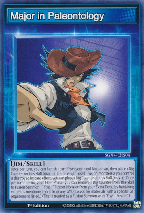 Major in Paleontology (404) (SGX4) - YuGiOh Single