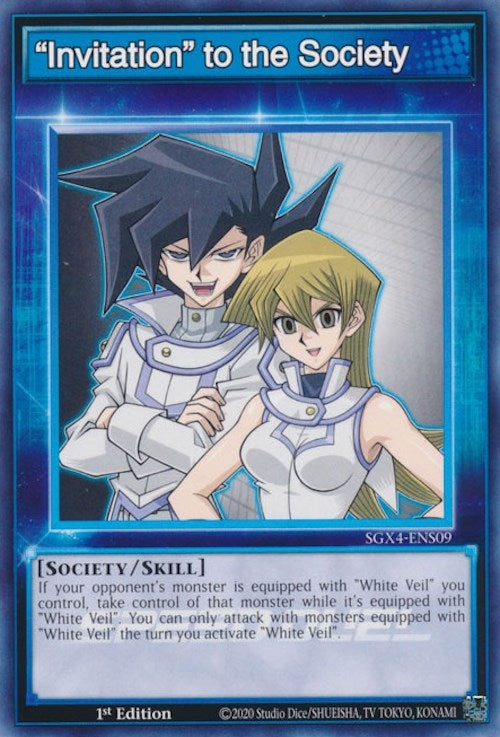 ’Invitation’ to the Society (409) (SGX4) - YuGiOh Single