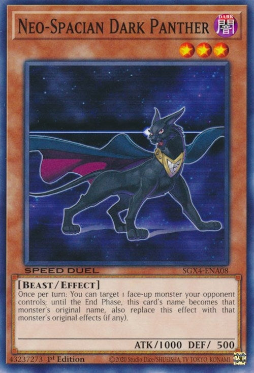 Neo-Spacian Dark Panther (408) (SGX4) - YuGiOh Single