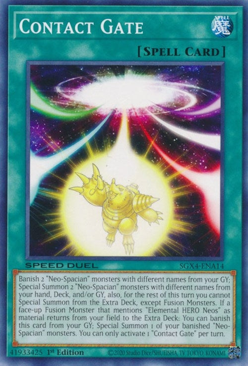 Contact Gate (414) (SGX4) - YuGiOh Single