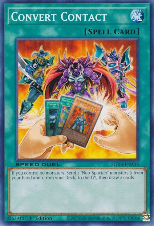 Convert Contact (415) (SGX4) - YuGiOh Single