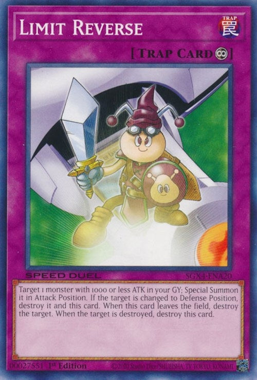 Limit Reverse (420) (SGX4) - YuGiOh Single
