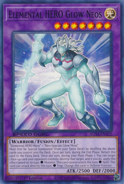 Elemental HERO Glow Neos (422) (SGX4) - YuGiOh Single