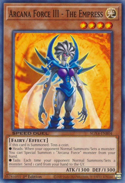 Arcana Force III - The Empress (404) (SGX4) - YuGiOh Single