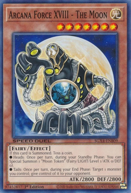 Arcana Force XVIII - The Moon (409) (SGX4) - YuGiOh Single